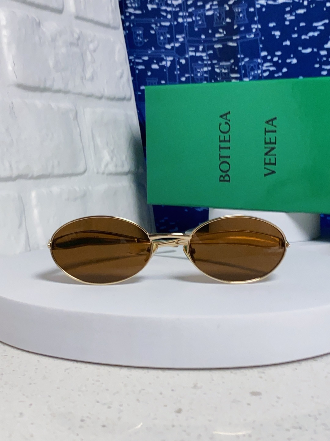 BottegaVeneta宝缇嘉 沙丁鱼小框椭圆时尚高级感防紫外线太阳眼镜 Bird in sPace🤪