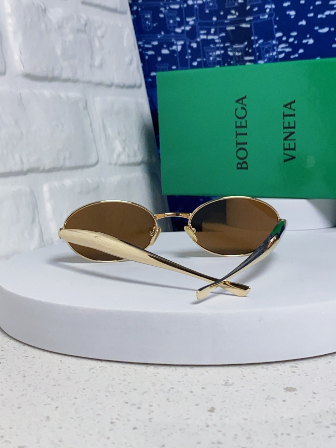 BottegaVeneta宝缇嘉 沙丁鱼小框椭圆时尚高级感防紫外线太阳眼镜 Bird in sPace🤪
