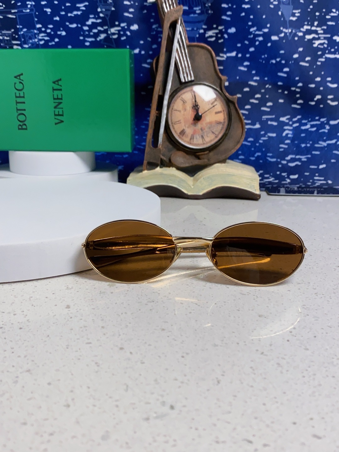 BottegaVeneta宝缇嘉 沙丁鱼小框椭圆时尚高级感防紫外线太阳眼镜 Bird in sPace🤪