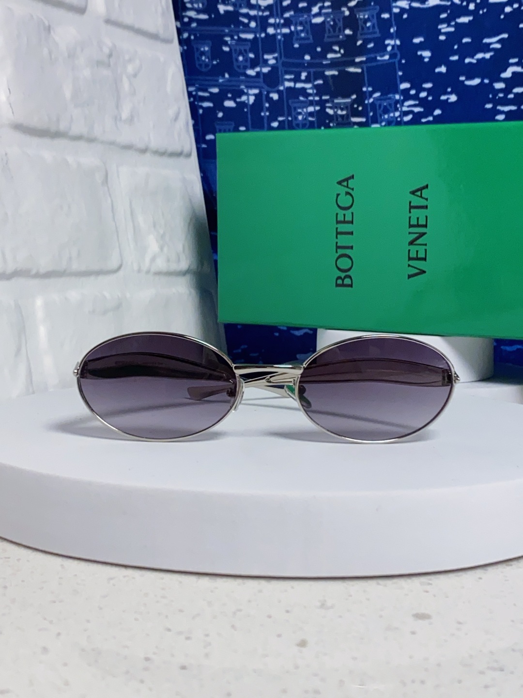 BottegaVeneta宝缇嘉 沙丁鱼小框椭圆时尚高级感防紫外线太阳眼镜 Bird in sPace🤪