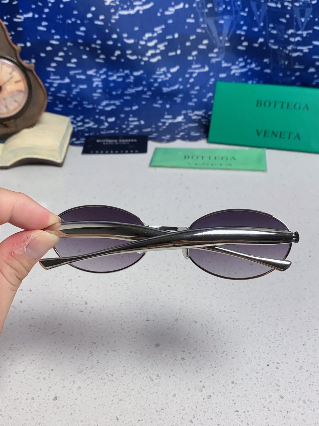 BottegaVeneta宝缇嘉 沙丁鱼小框椭圆时尚高级感防紫外线太阳眼镜 Bird in sPace🤪