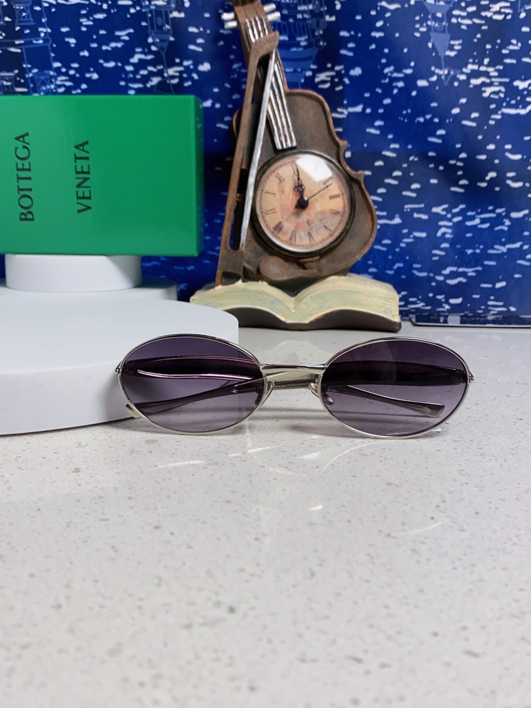 BottegaVeneta宝缇嘉 沙丁鱼小框椭圆时尚高级感防紫外线太阳眼镜 Bird in sPace🤪