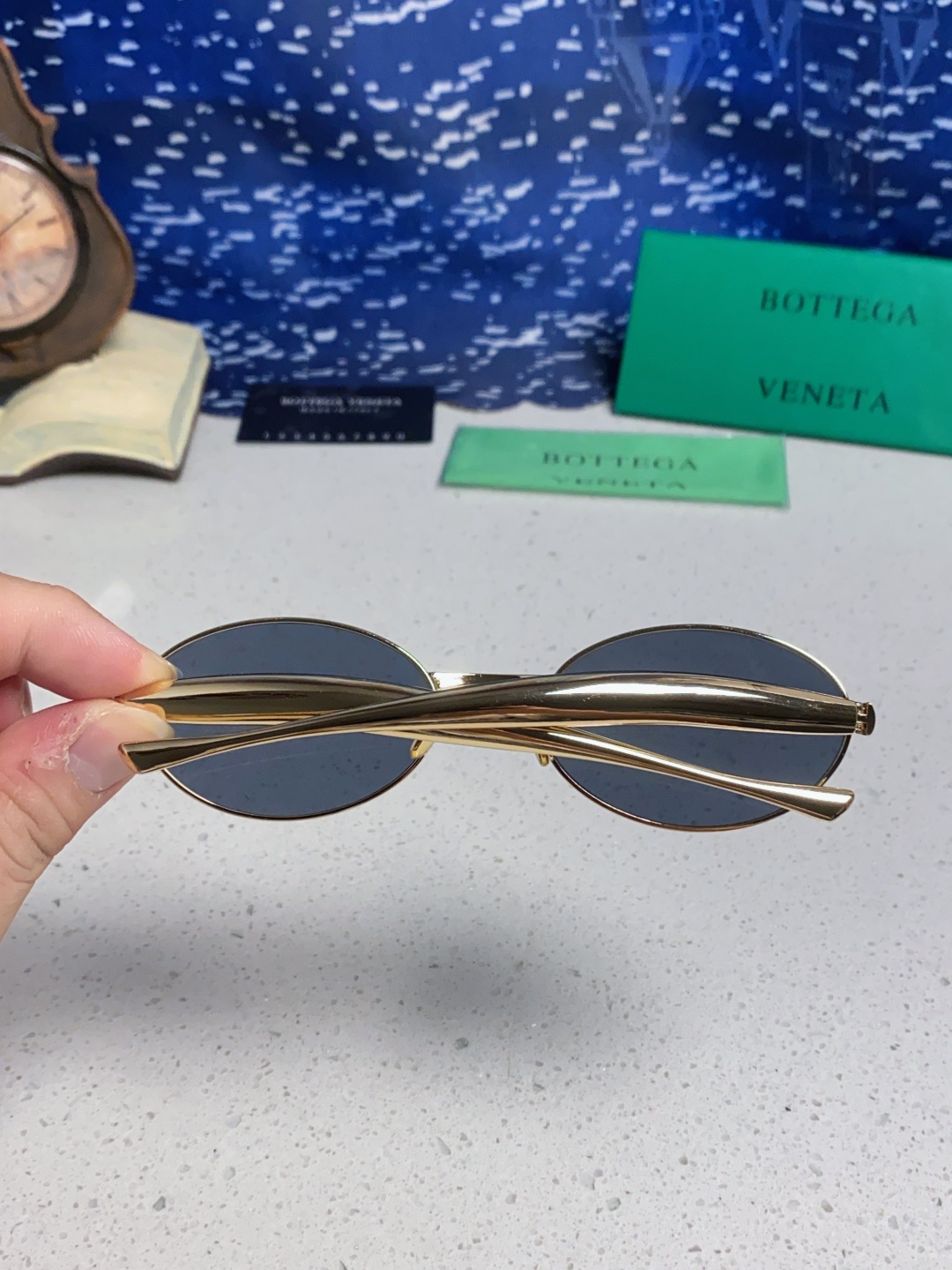 BottegaVeneta宝缇嘉 沙丁鱼小框椭圆时尚高级感防紫外线太阳眼镜 Bird in sPace🤪