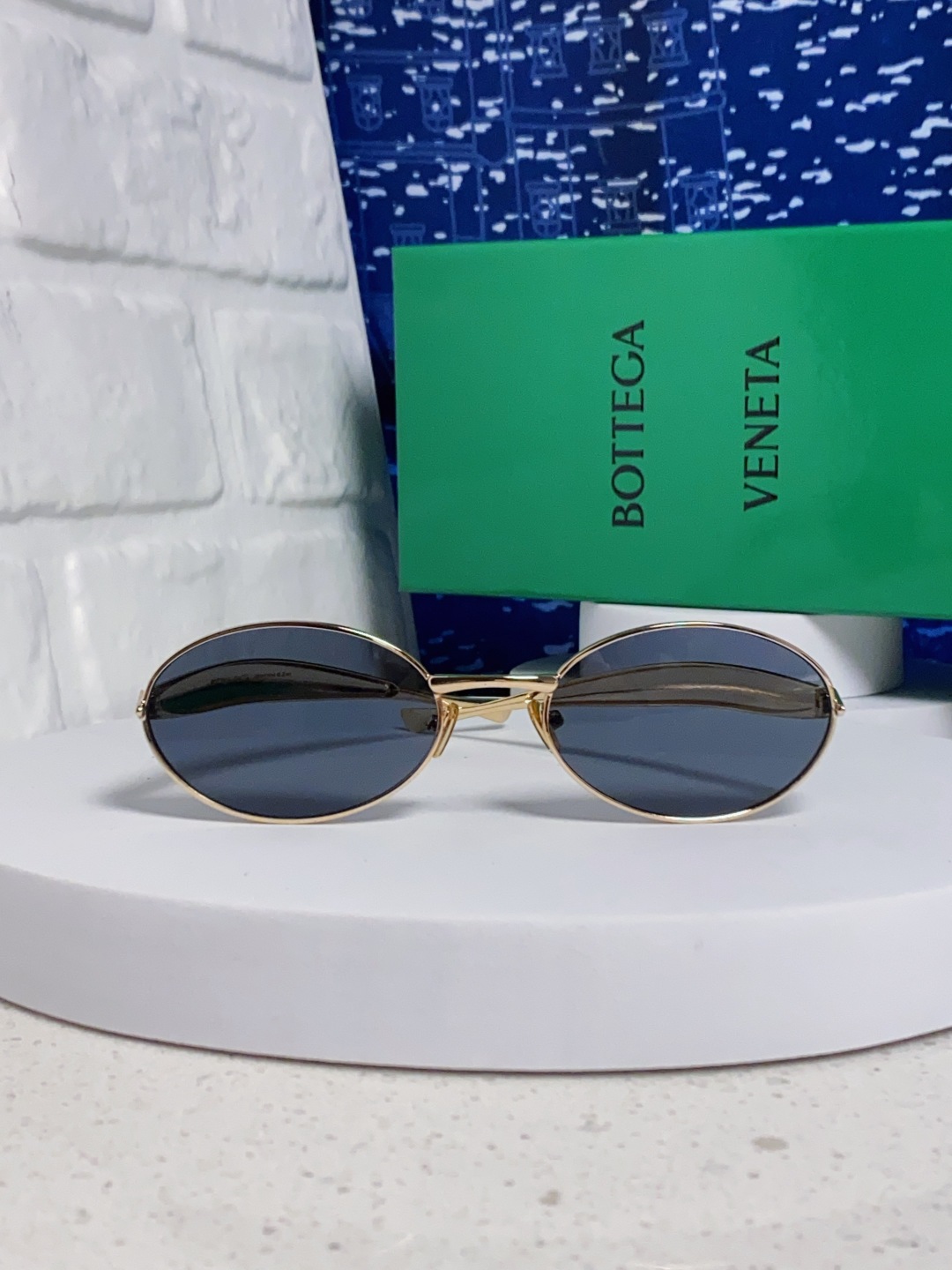 BottegaVeneta宝缇嘉 沙丁鱼小框椭圆时尚高级感防紫外线太阳眼镜 Bird in sPace🤪