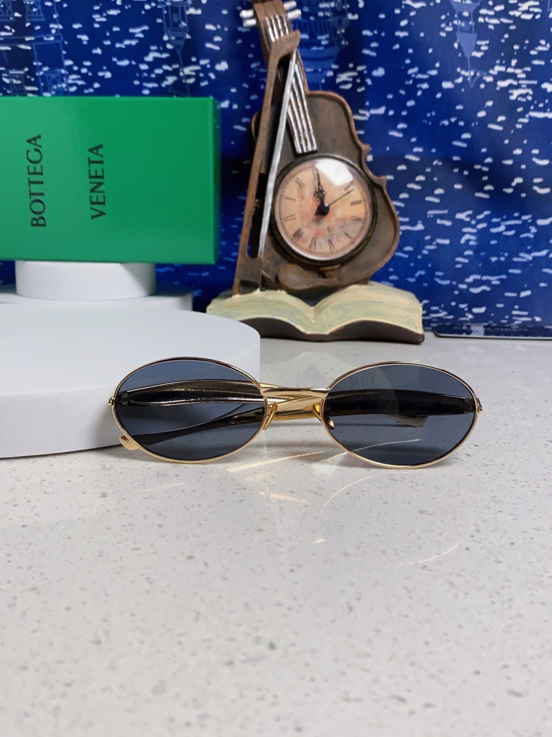 BottegaVeneta宝缇嘉 沙丁鱼小框椭圆时尚高级感防紫外线太阳眼镜 Bird in sPace🤪