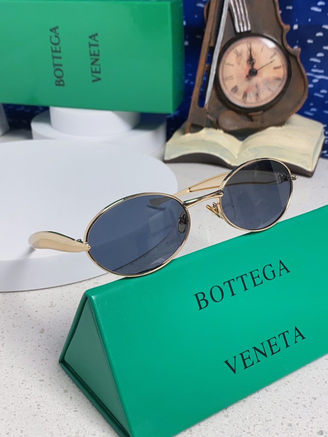 BottegaVeneta宝缇嘉 沙丁鱼小框椭圆时尚高级感防紫外线太阳眼镜 Bird in sPace🤪
