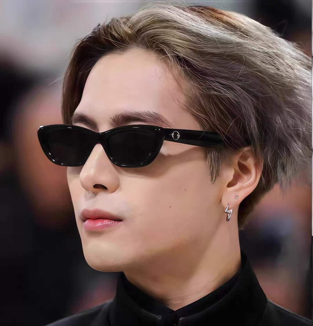 Gentle Moster(GM) 2025新款墨镜太阳眼镜男女士明星同款猫眼高级感防紫外线近视带度数 