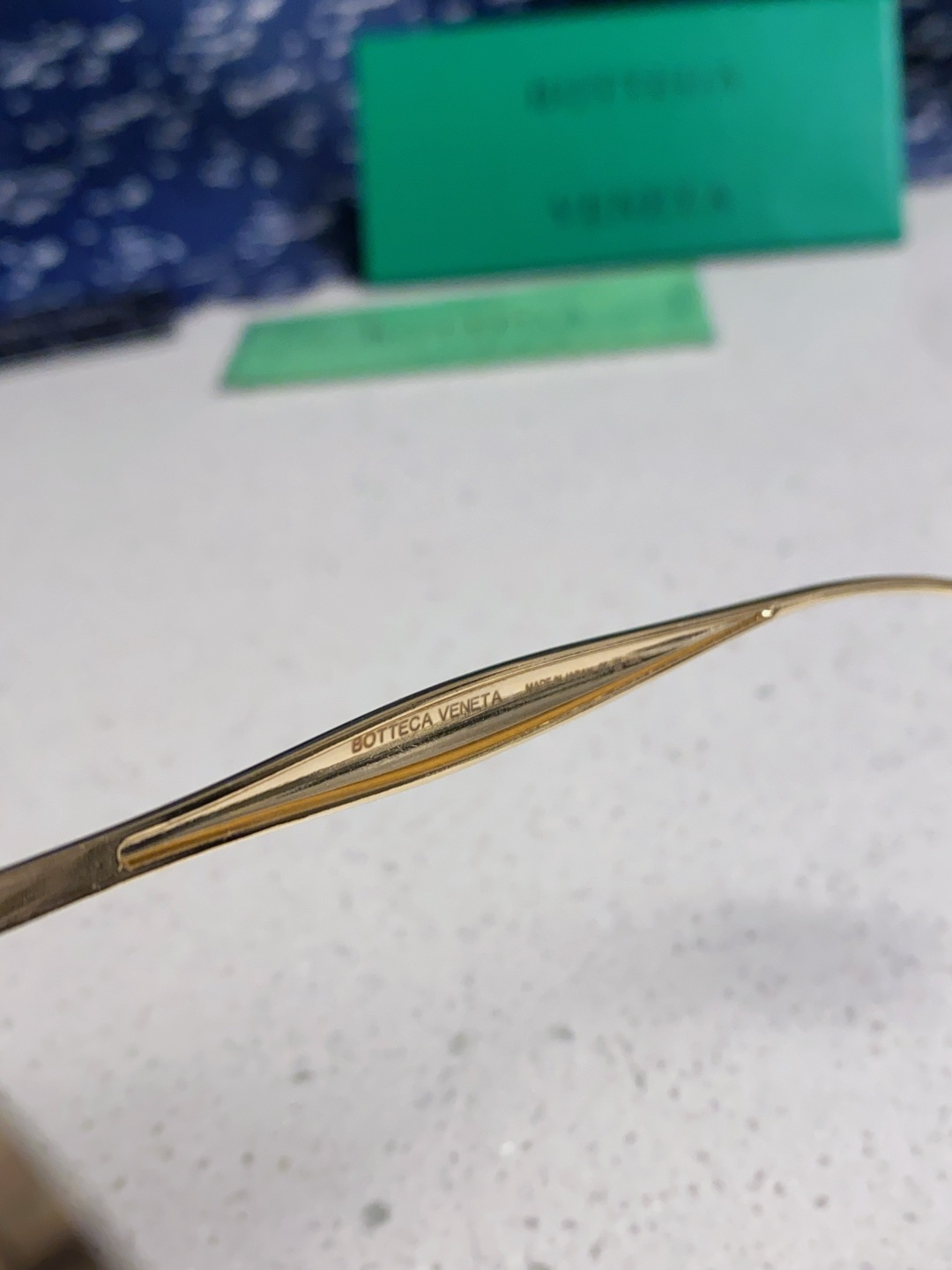 Bottega Veneta宝缇嘉 欧美时尚椭圆小框墨镜金属镜框跨境气质高级感轻奢太阳镜男女士眼镜 BV