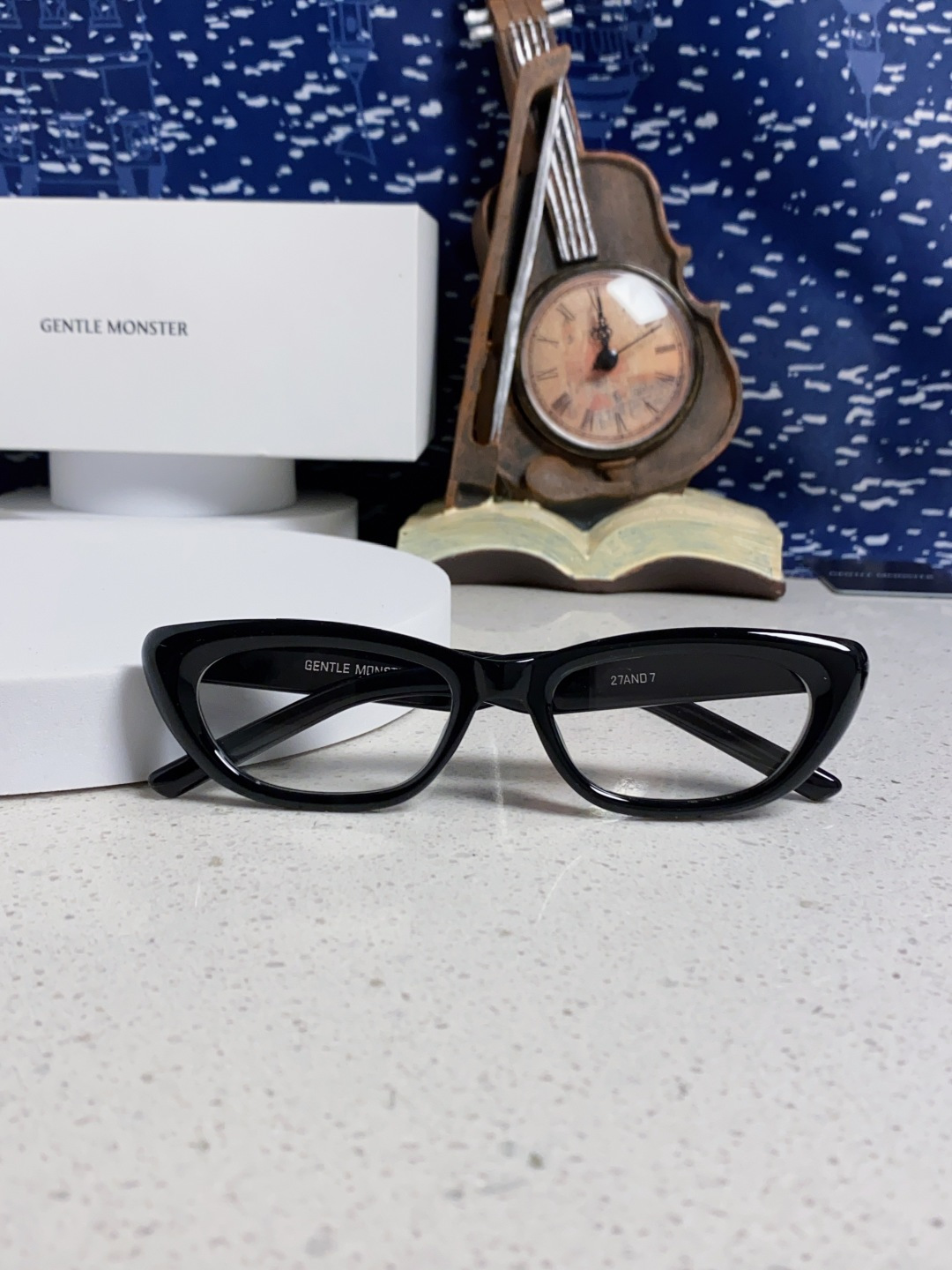 Gentle Moster(GM) 2025新款墨镜太阳眼镜男女士明星同款猫眼高级感防紫外线近视带度数 