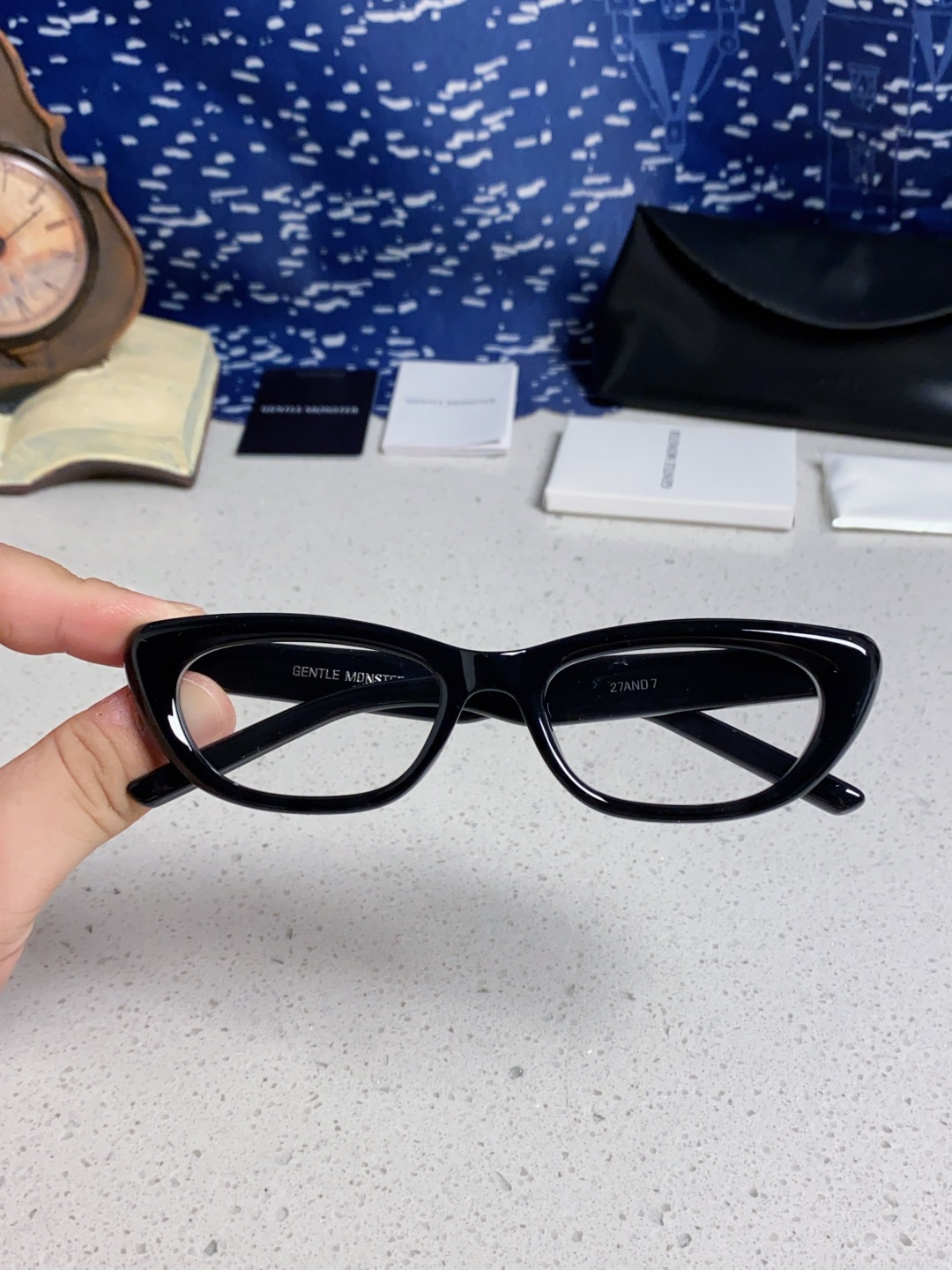 Gentle Moster(GM) 2025新款墨镜太阳眼镜男女士明星同款猫眼高级感防紫外线近视带度数 