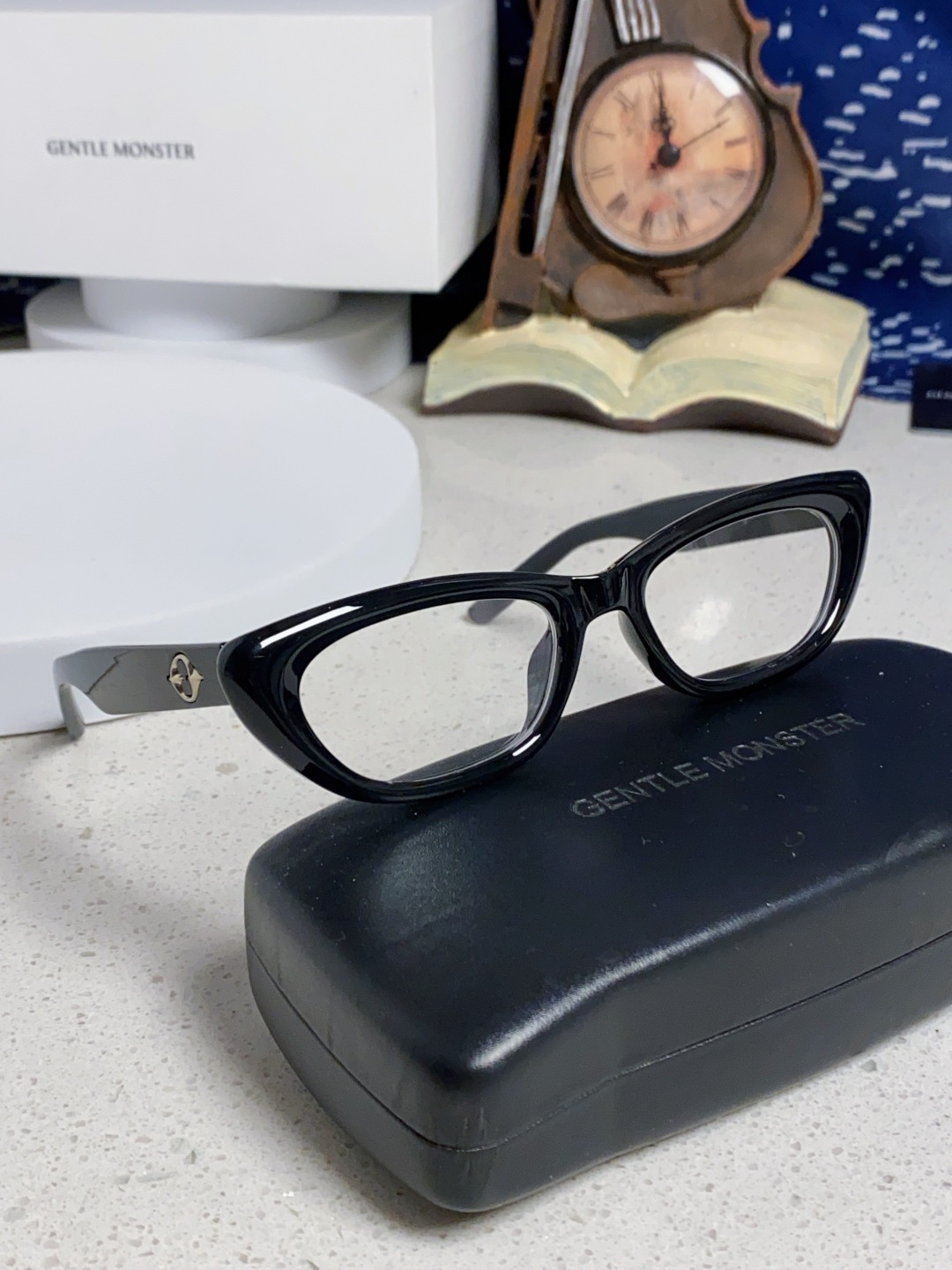 Gentle Moster(GM) 2025新款墨镜太阳眼镜男女士明星同款猫眼高级感防紫外线近视带度数 