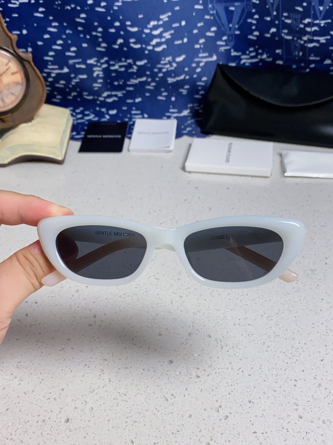 Gentle Moster(GM) 2025新款墨镜太阳眼镜男女士明星同款猫眼高级感防紫外线近视带度数 