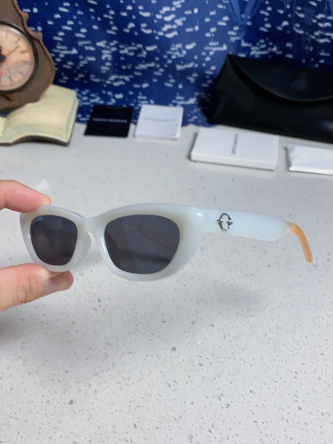 Gentle Moster(GM) 2025新款墨镜太阳眼镜男女士明星同款猫眼高级感防紫外线近视带度数 