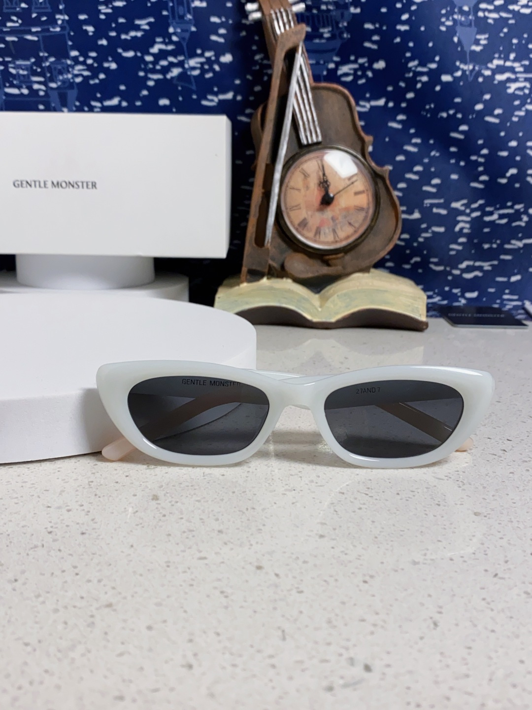 Gentle Moster(GM) 2025新款墨镜太阳眼镜男女士明星同款猫眼高级感防紫外线近视带度数 