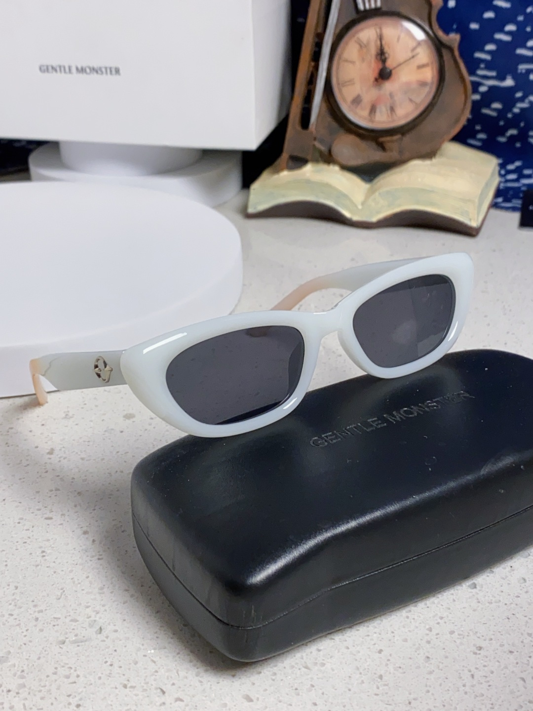 Gentle Moster(GM) 2025新款墨镜太阳眼镜男女士明星同款猫眼高级感防紫外线近视带度数 