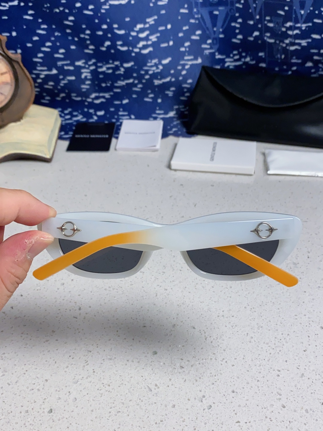 Gentle Moster(GM) 2025新款墨镜太阳眼镜男女士明星同款猫眼高级感防紫外线近视带度数 