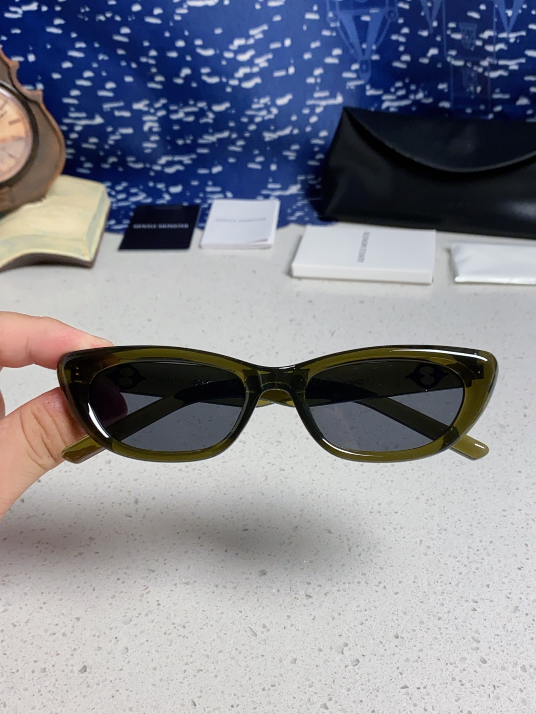 Gentle Moster(GM) 2025新款墨镜太阳眼镜男女士明星同款猫眼高级感防紫外线近视带度数 