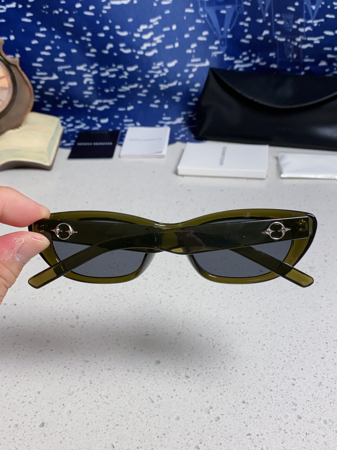 Gentle Moster(GM) 2025新款墨镜太阳眼镜男女士明星同款猫眼高级感防紫外线近视带度数 