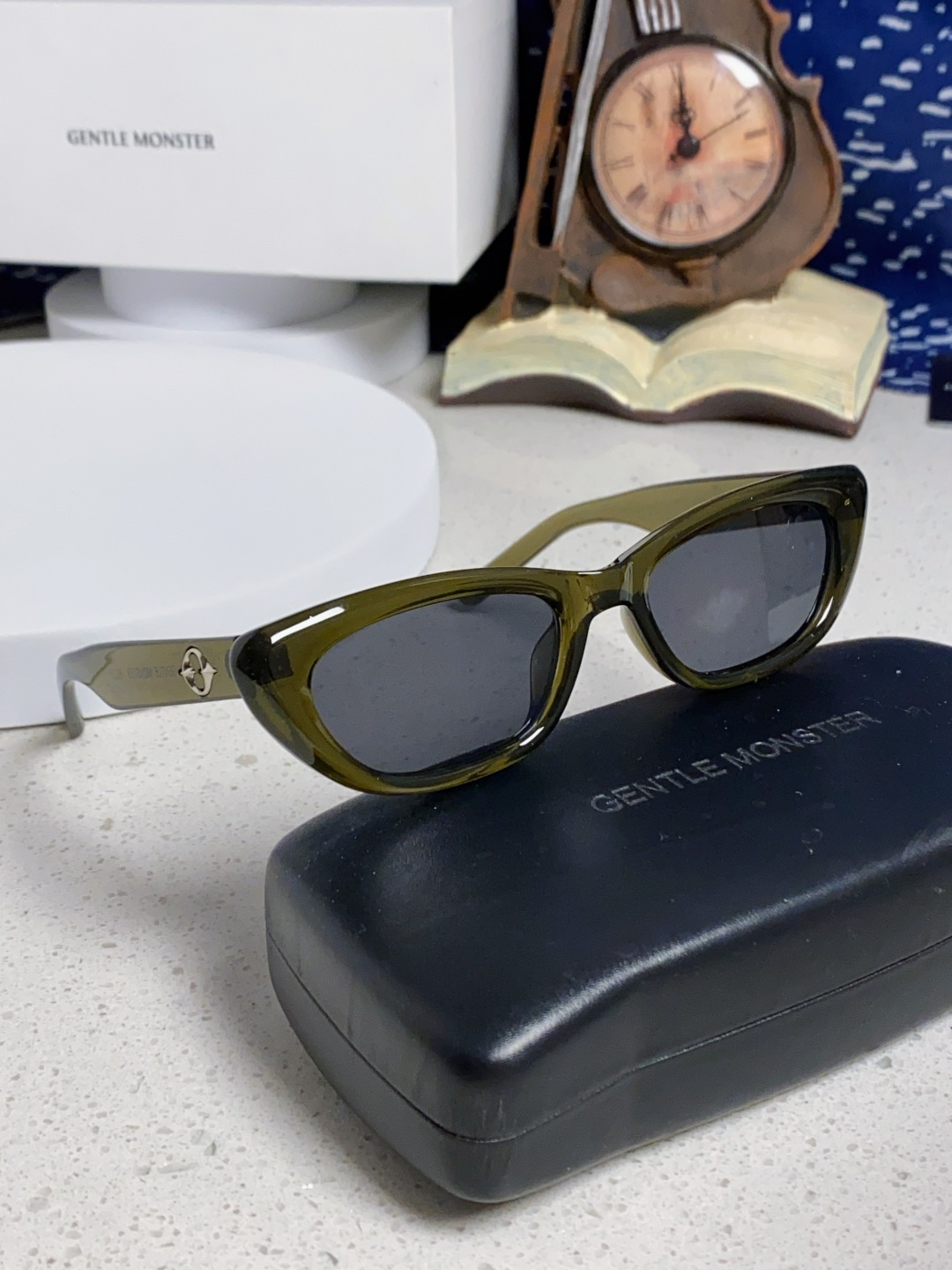 Gentle Moster(GM) 2025新款墨镜太阳眼镜男女士明星同款猫眼高级感防紫外线近视带度数 