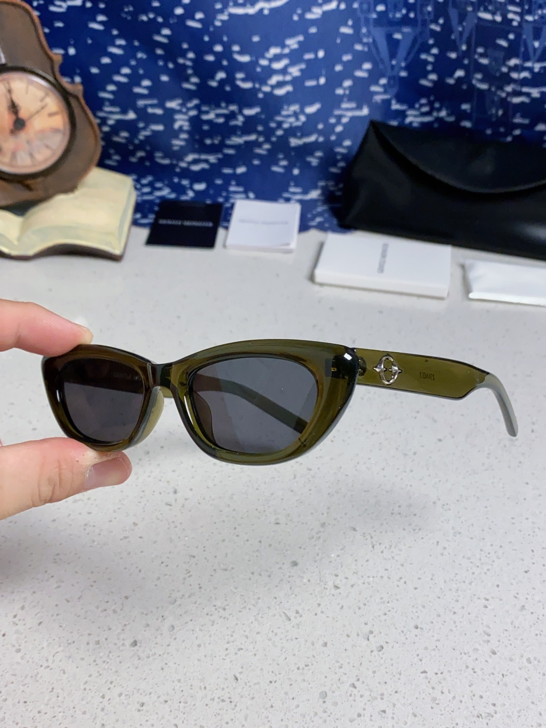 Gentle Moster(GM) 2025新款墨镜太阳眼镜男女士明星同款猫眼高级感防紫外线近视带度数 