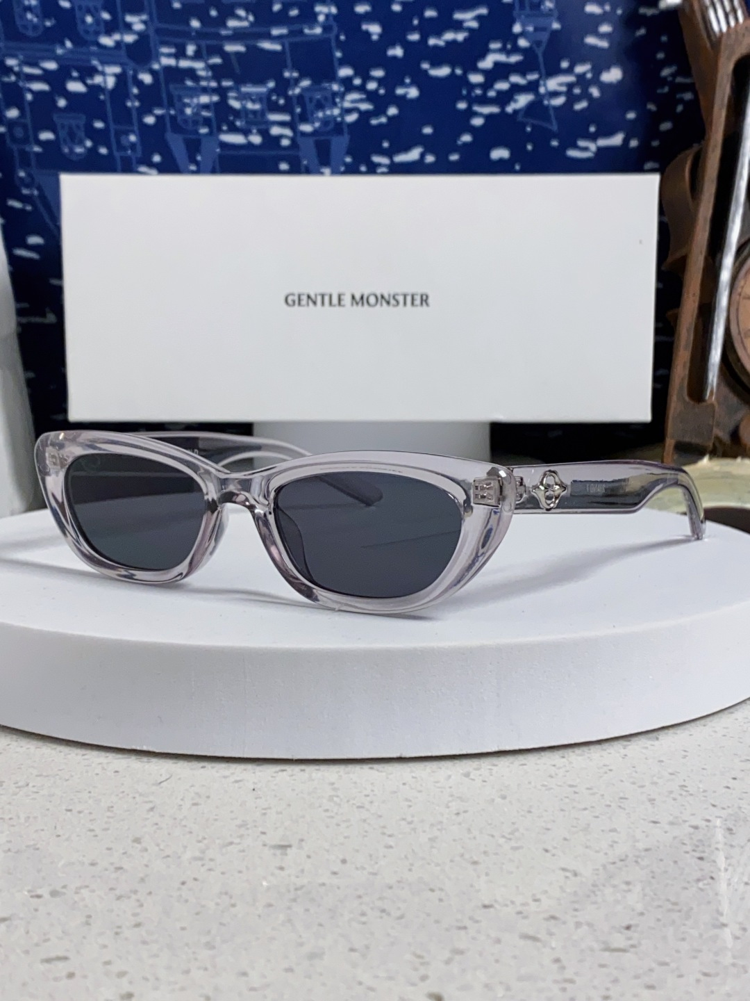 Gentle Moster(GM) 2025新款墨镜太阳眼镜男女士明星同款猫眼高级感防紫外线近视带度数 