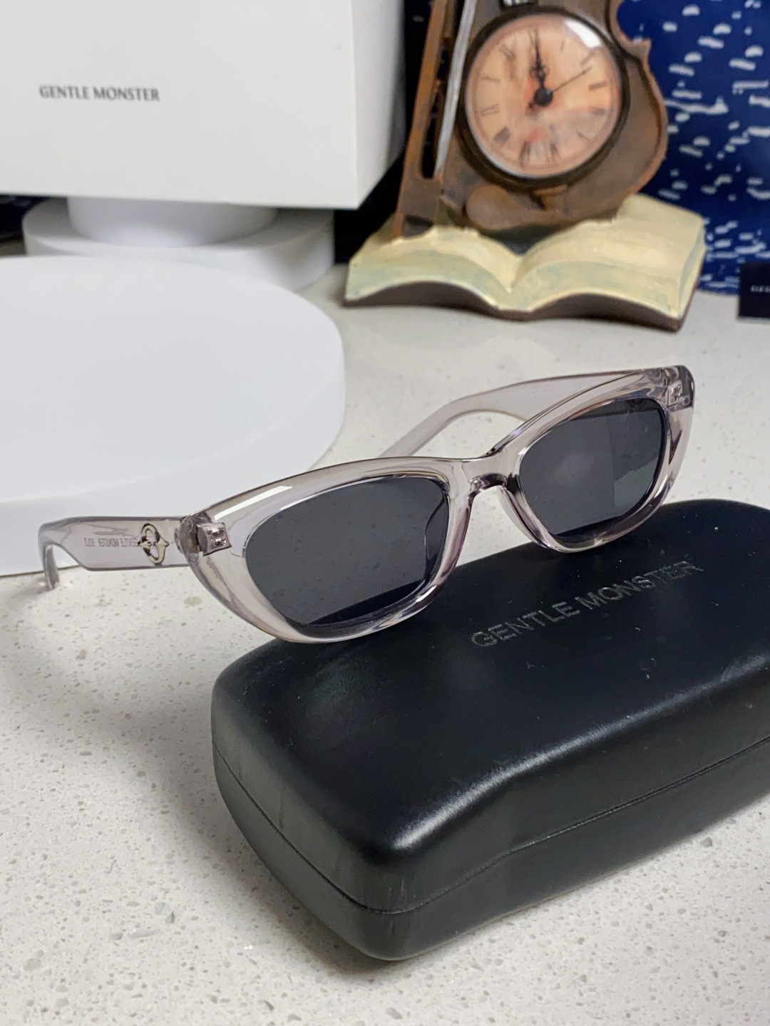 Gentle Moster(GM) 2025新款墨镜太阳眼镜男女士明星同款猫眼高级感防紫外线近视带度数 