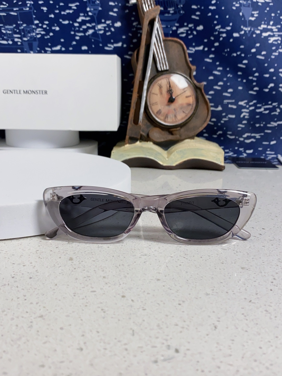 Gentle Moster(GM) 2025新款墨镜太阳眼镜男女士明星同款猫眼高级感防紫外线近视带度数 