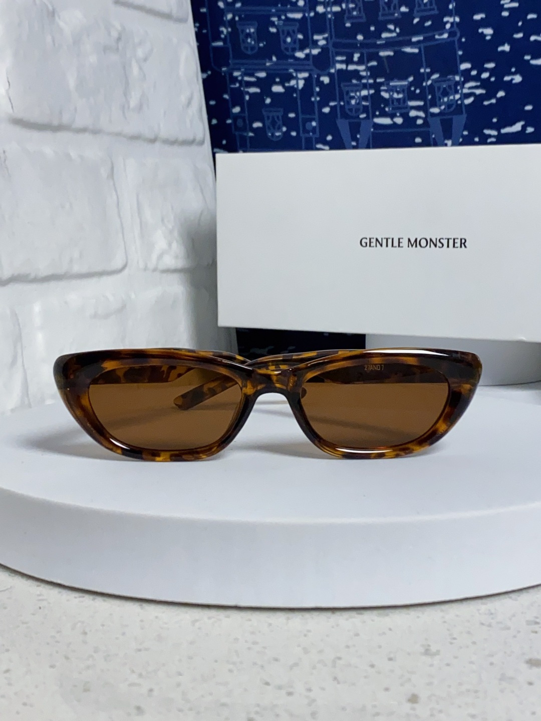 Gentle Moster(GM) 2025新款墨镜太阳眼镜男女士明星同款猫眼高级感防紫外线近视带度数 