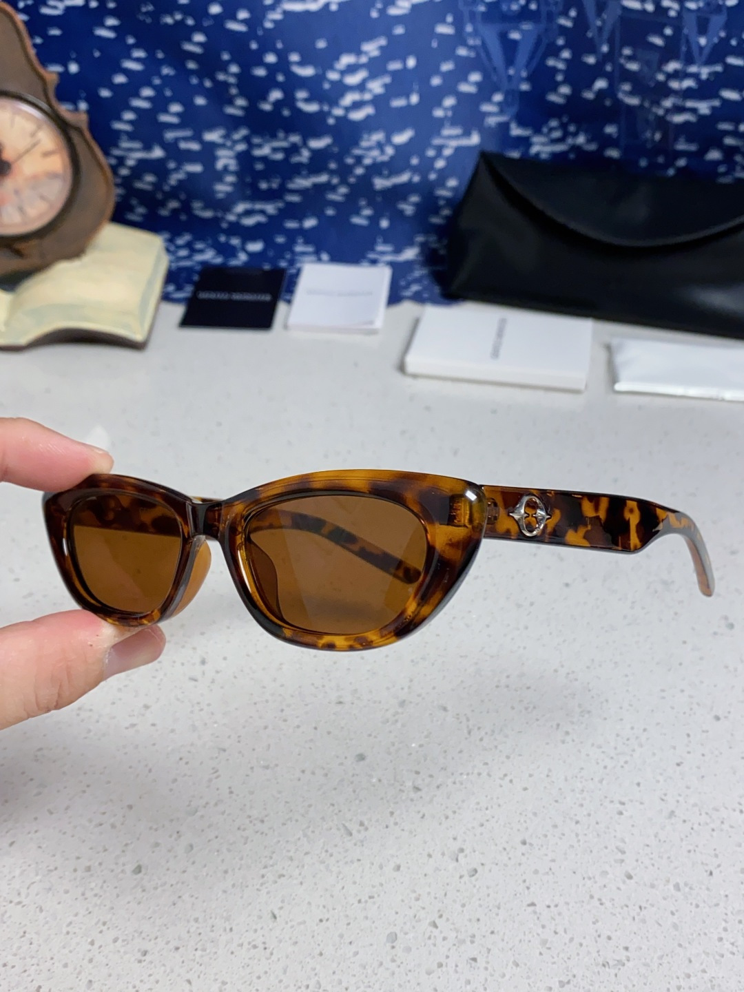 Gentle Moster(GM) 2025新款墨镜太阳眼镜男女士明星同款猫眼高级感防紫外线近视带度数 