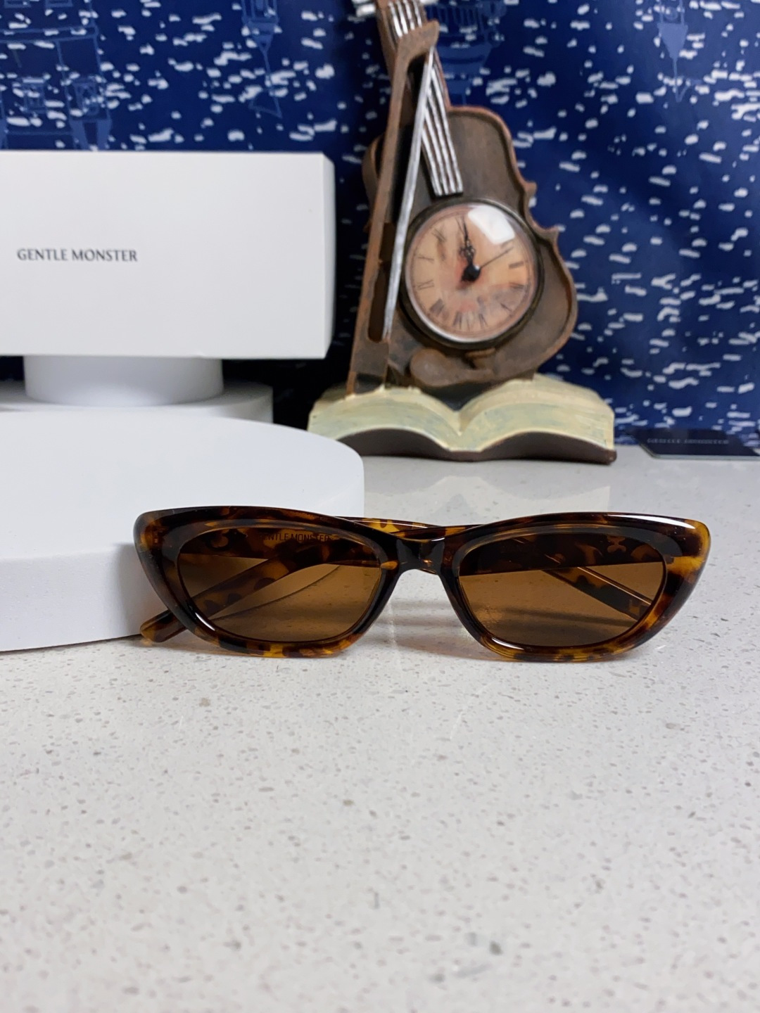 Gentle Moster(GM) 2025新款墨镜太阳眼镜男女士明星同款猫眼高级感防紫外线近视带度数 