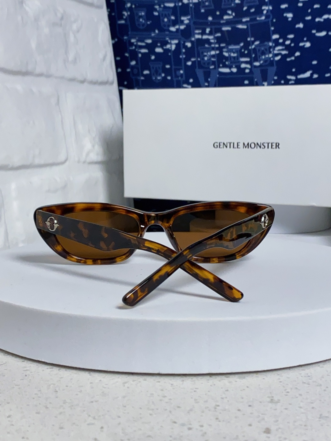 Gentle Moster(GM) 2025新款墨镜太阳眼镜男女士明星同款猫眼高级感防紫外线近视带度数 