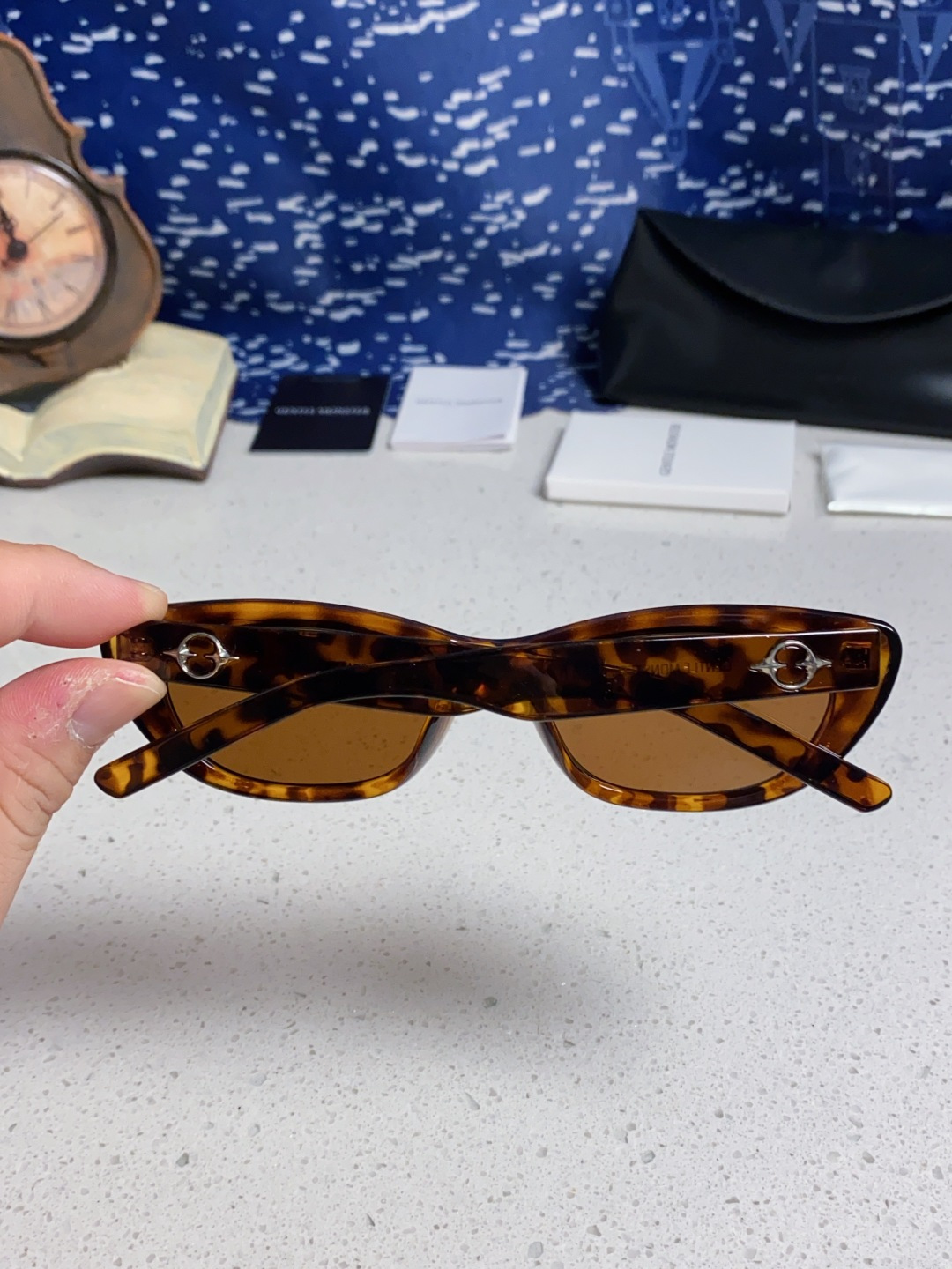 Gentle Moster(GM) 2025新款墨镜太阳眼镜男女士明星同款猫眼高级感防紫外线近视带度数 