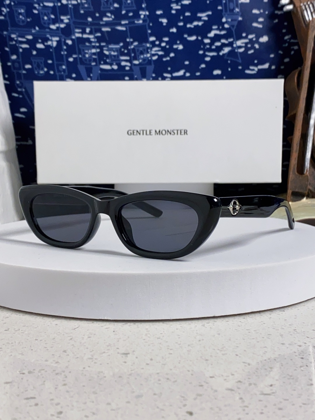 Gentle Moster(GM) 2025新款墨镜太阳眼镜男女士明星同款猫眼高级感防紫外线近视带度数 