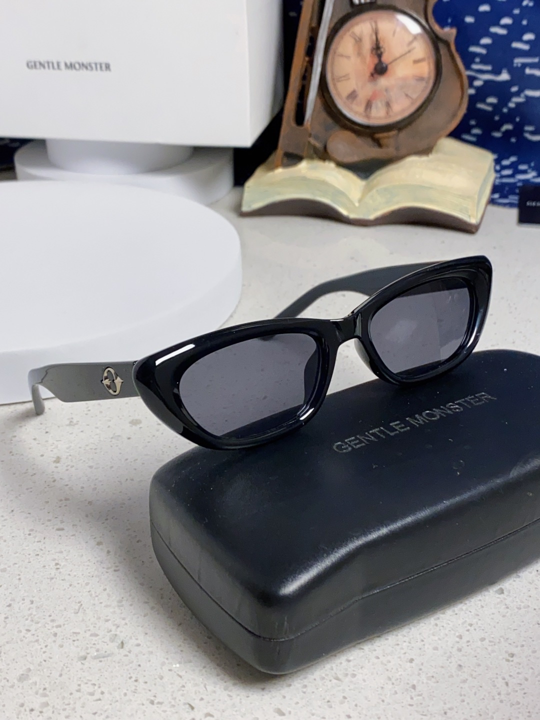 Gentle Moster(GM) 2025新款墨镜太阳眼镜男女士明星同款猫眼高级感防紫外线近视带度数 