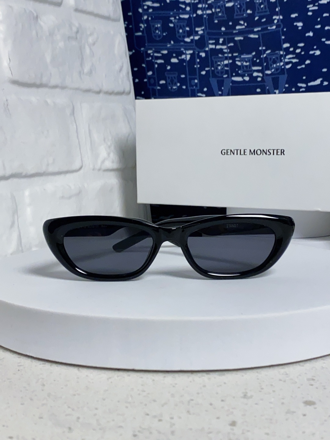 Gentle Moster(GM) 2025新款墨镜太阳眼镜男女士明星同款猫眼高级感防紫外线近视带度数 