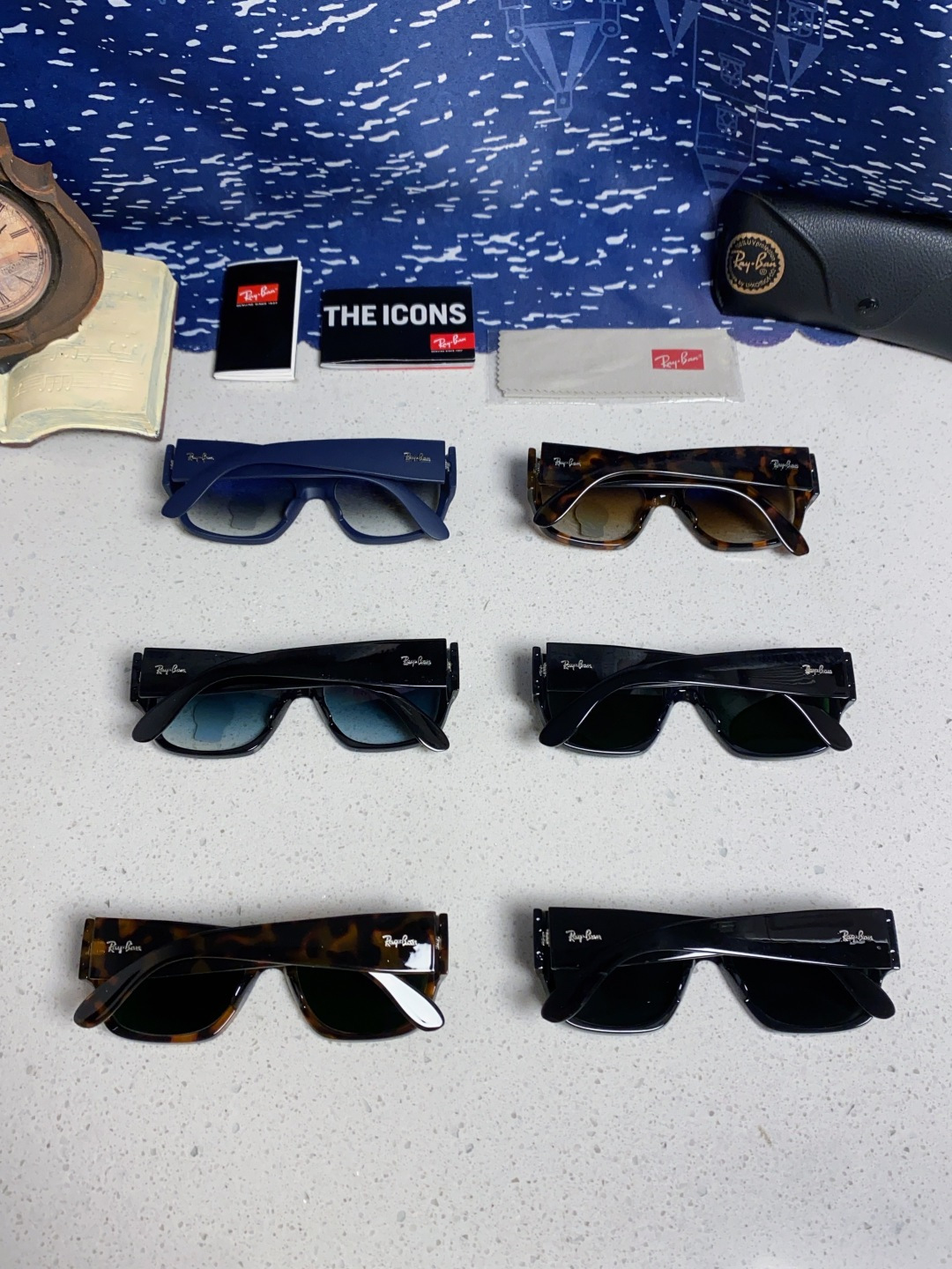 RayBan雷朋 2025新款Nomad方形宽边太阳镜 男女通用款户外开车专用 RB2187