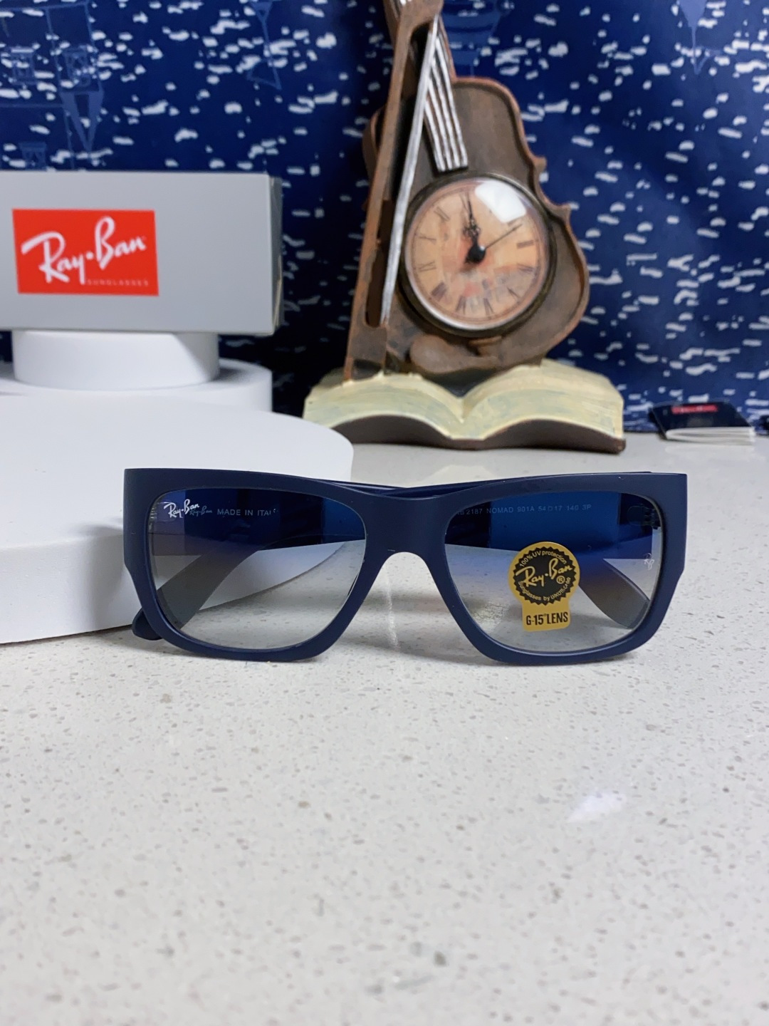 RayBan雷朋 2025新款Nomad方形宽边太阳镜 男女通用款户外开车专用 RB2187