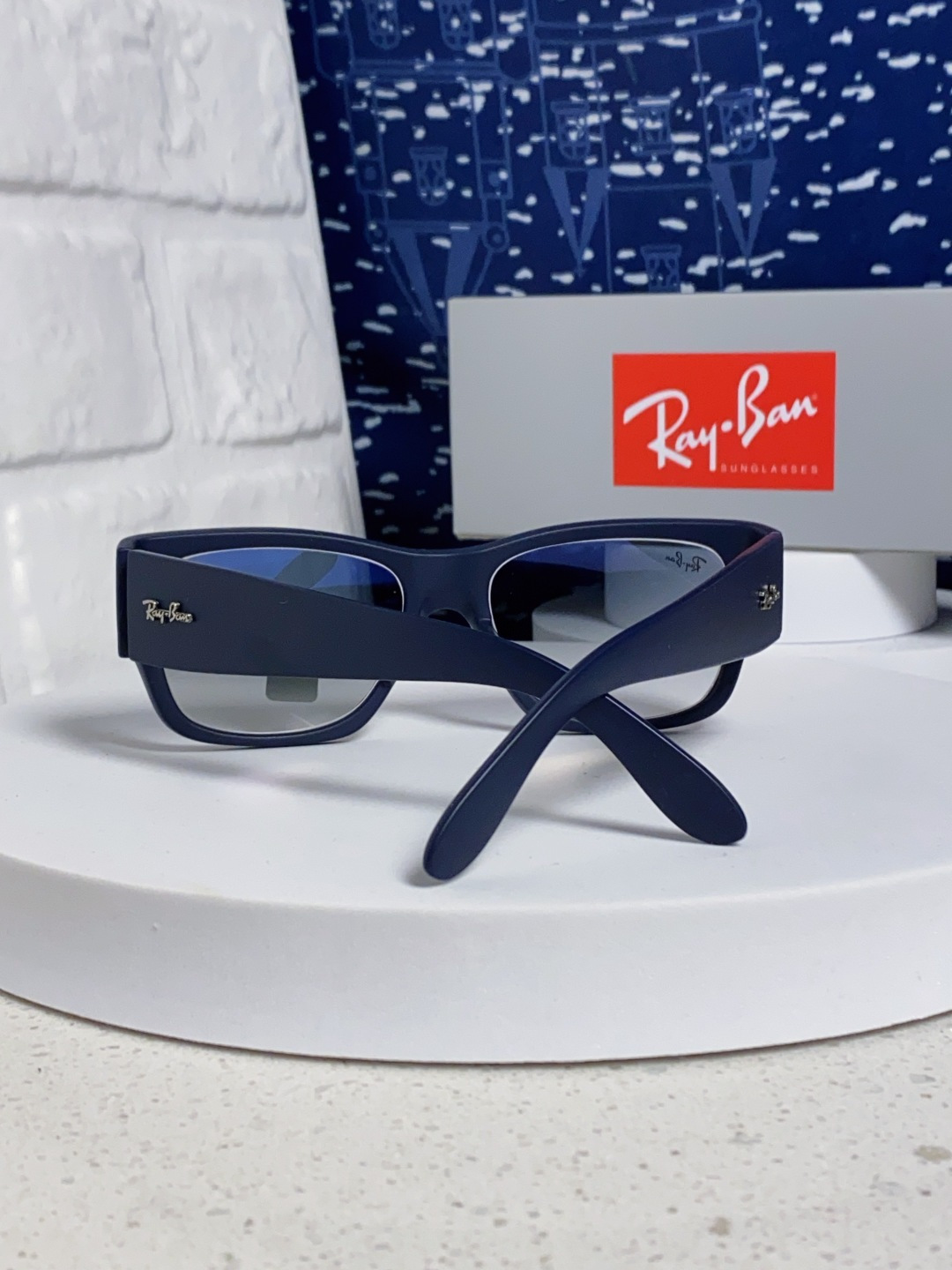 RayBan雷朋 2025新款Nomad方形宽边太阳镜 男女通用款户外开车专用 RB2187