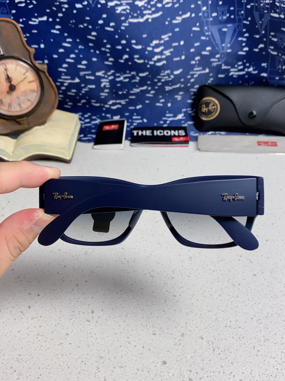 RayBan雷朋 2025新款Nomad方形宽边太阳镜 男女通用款户外开车专用 RB2187