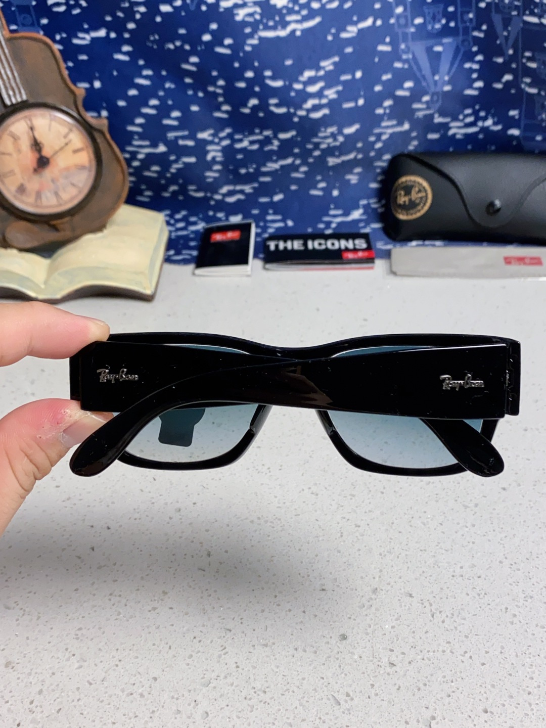 RayBan雷朋 2025新款Nomad方形宽边太阳镜 男女通用款户外开车专用 RB2187