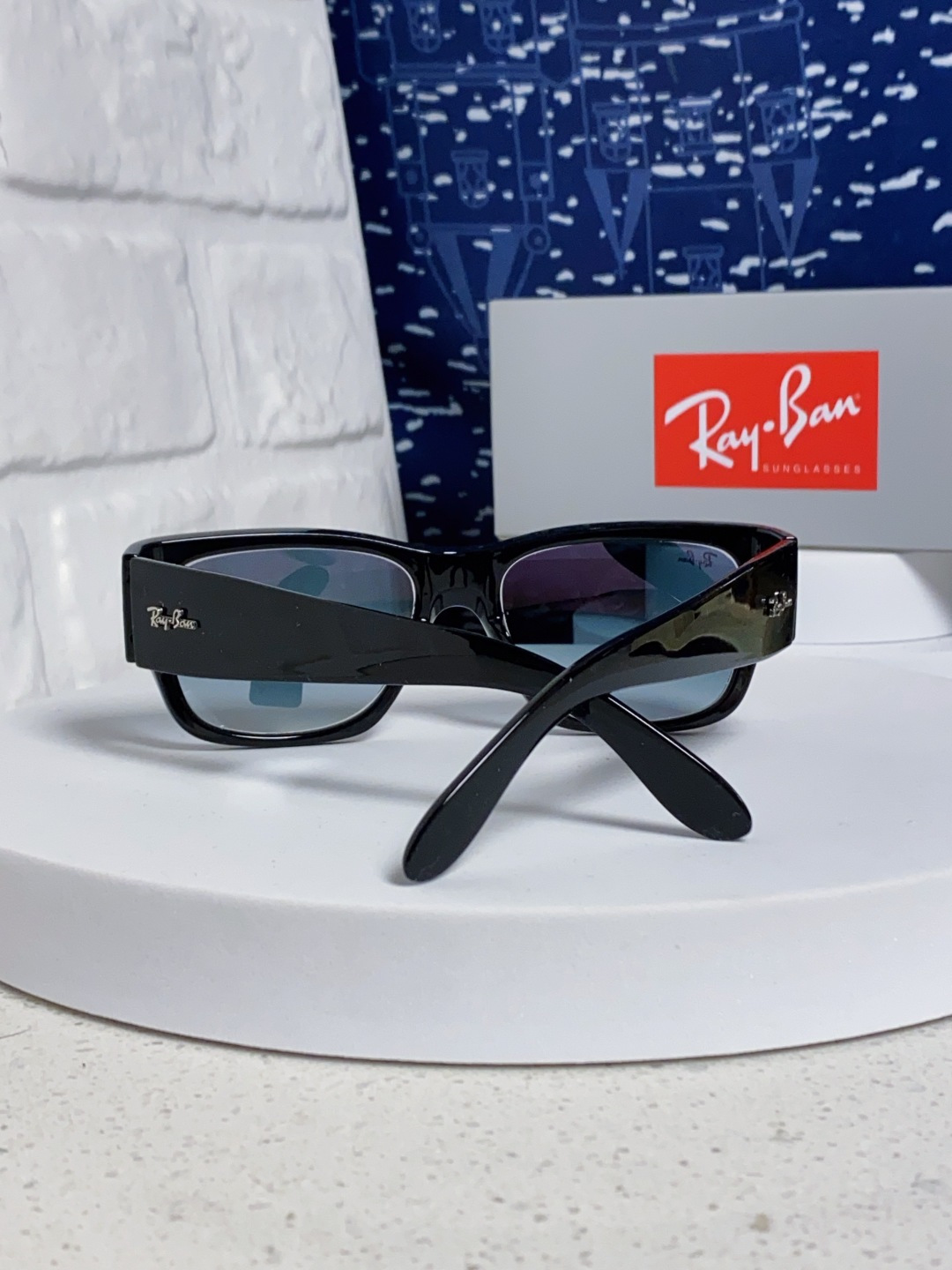 RayBan雷朋 2025新款Nomad方形宽边太阳镜 男女通用款户外开车专用 RB2187
