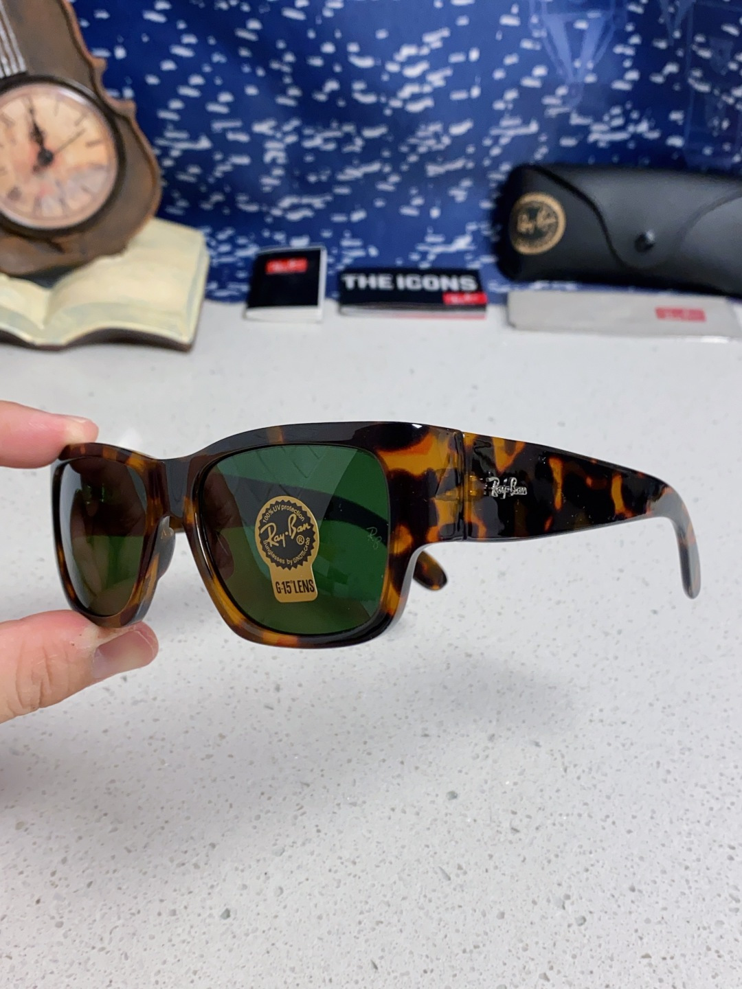 RayBan雷朋 2025新款Nomad方形宽边太阳镜 男女通用款户外开车专用 RB2187