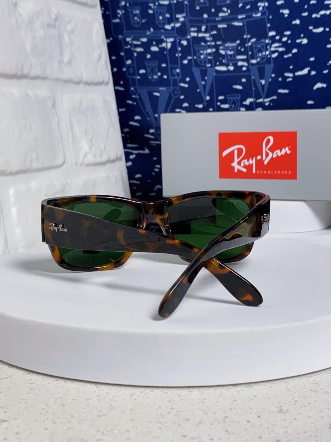 RayBan雷朋 2025新款Nomad方形宽边太阳镜 男女通用款户外开车专用 RB2187