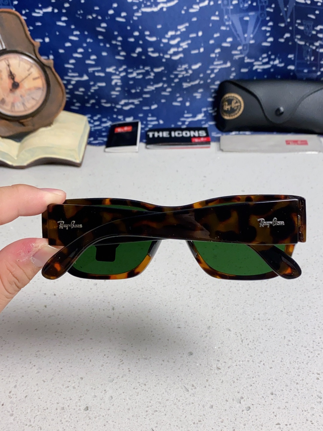 RayBan雷朋 2025新款Nomad方形宽边太阳镜 男女通用款户外开车专用 RB2187