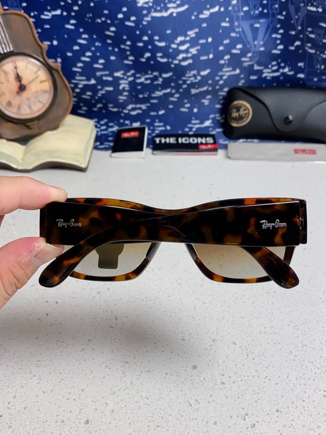 RayBan雷朋 2025新款Nomad方形宽边太阳镜 男女通用款户外开车专用 RB2187