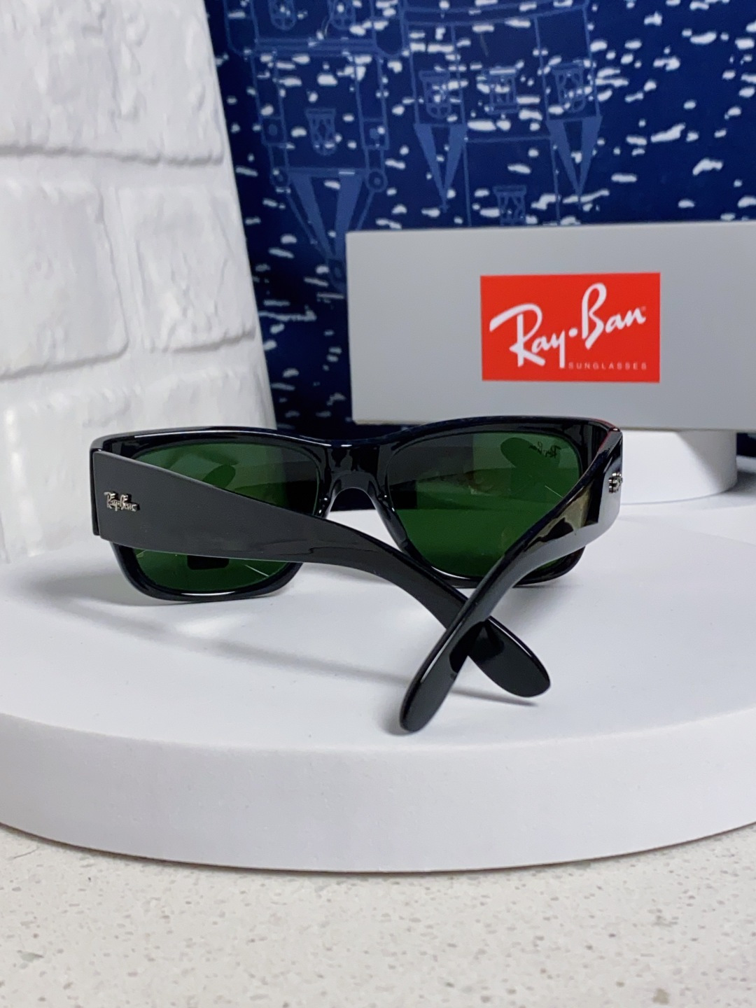 RayBan雷朋 2025新款Nomad方形宽边太阳镜 男女通用款户外开车专用 RB2187