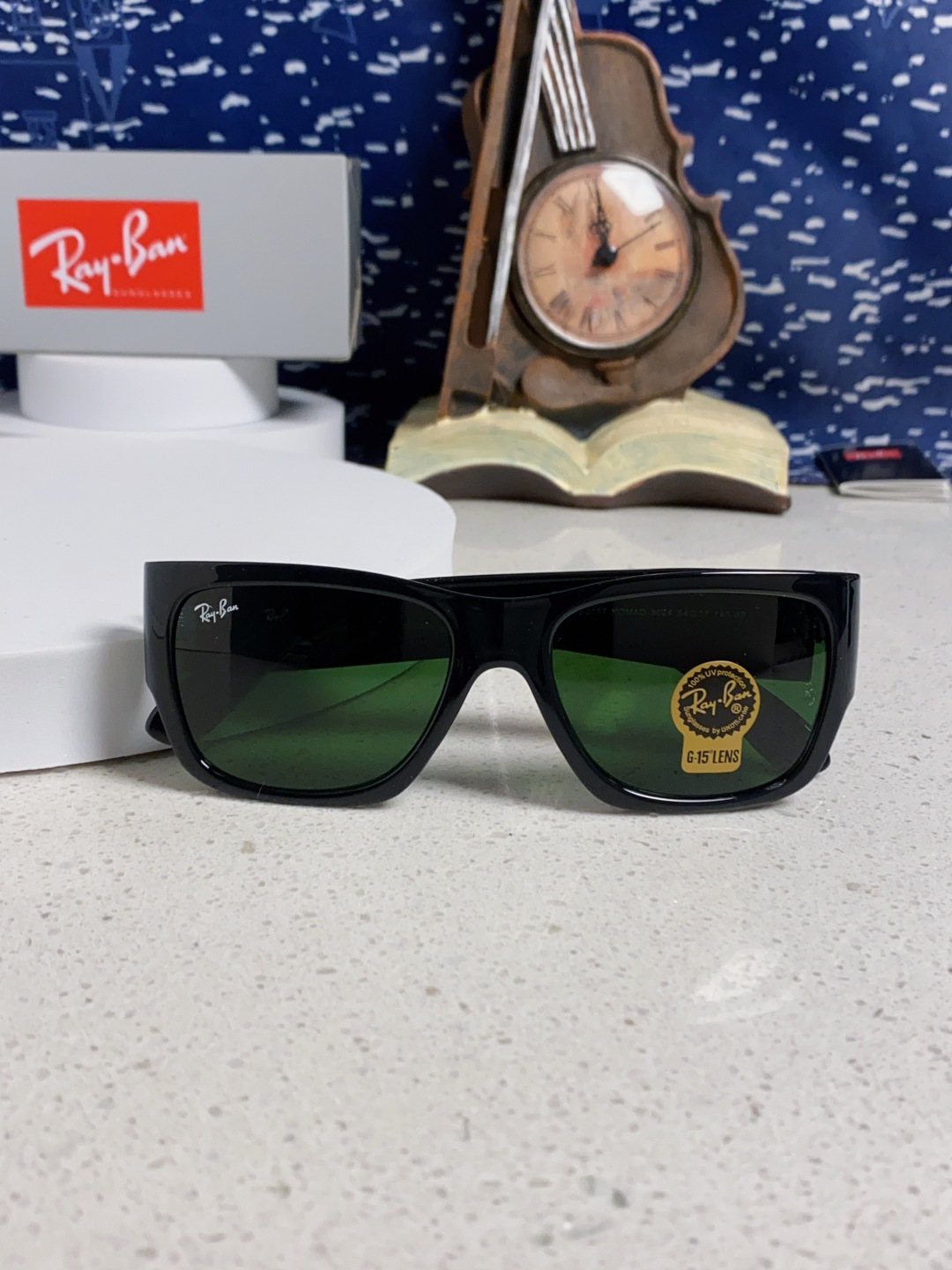 RayBan雷朋 2025新款Nomad方形宽边太阳镜 男女通用款户外开车专用 RB2187