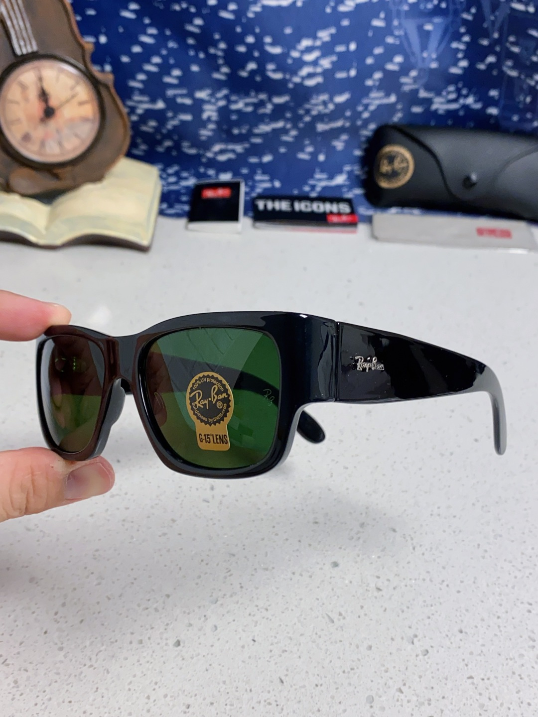 RayBan雷朋 2025新款Nomad方形宽边太阳镜 男女通用款户外开车专用 RB2187