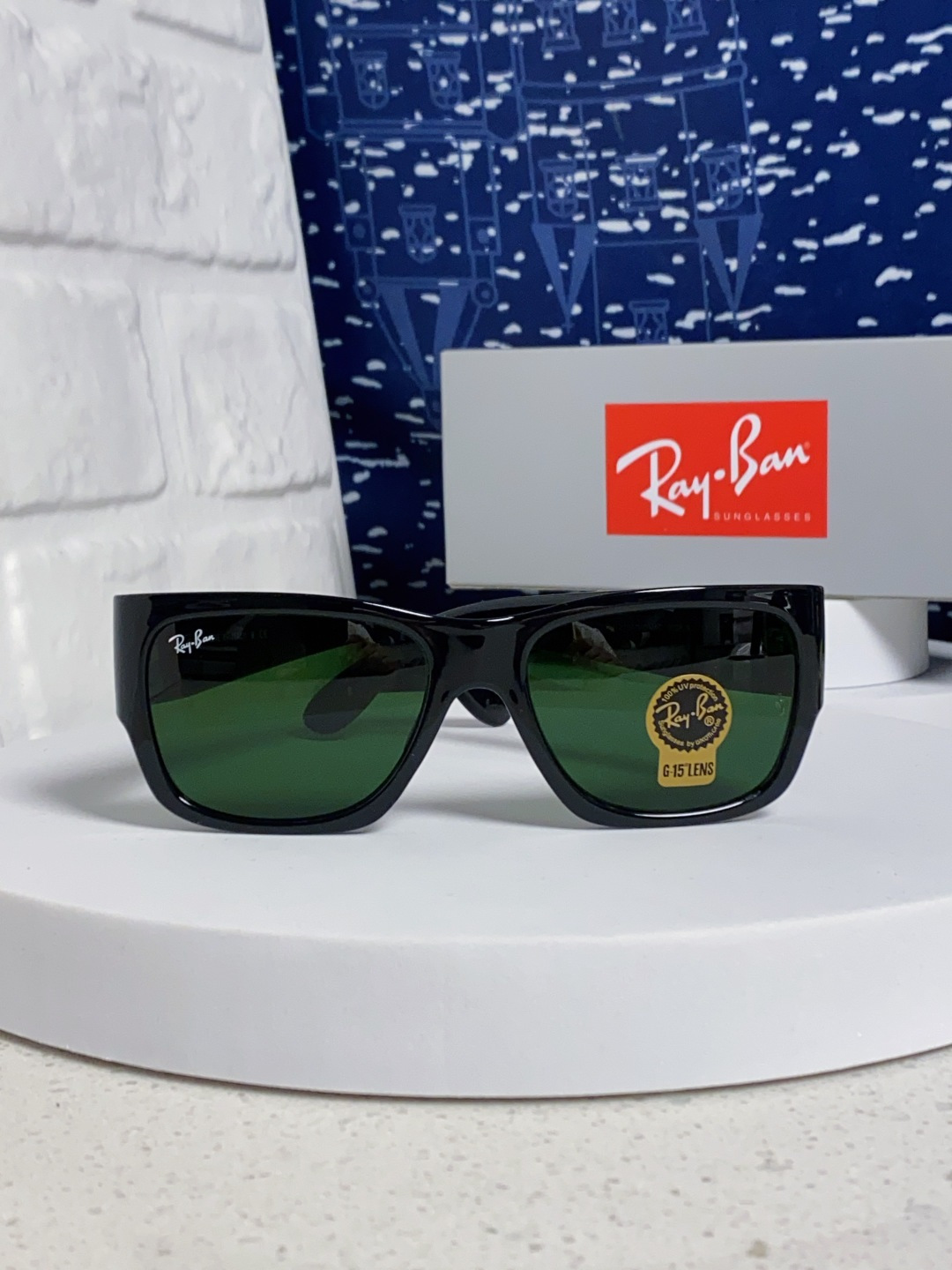 RayBan雷朋 2025新款Nomad方形宽边太阳镜 男女通用款户外开车专用 RB2187