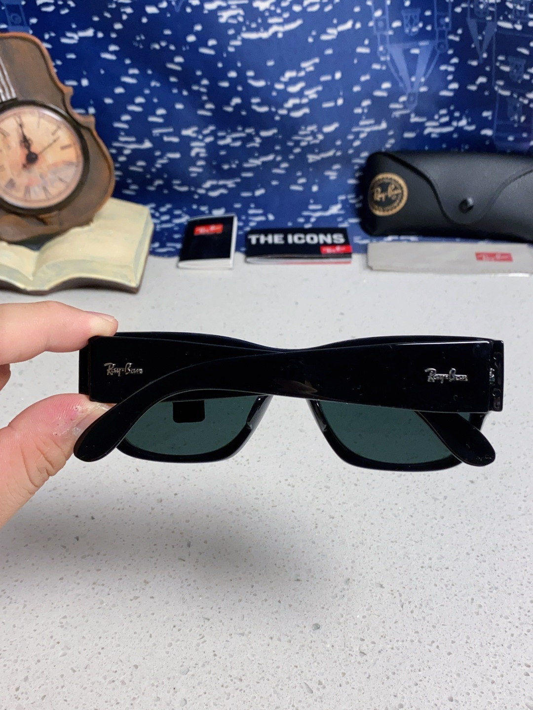 RayBan雷朋 2025新款Nomad方形宽边太阳镜 男女通用款户外开车专用 RB2187